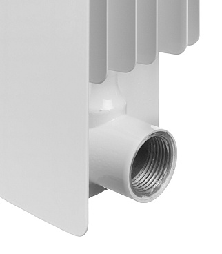 Радиатор биметаллический Rifar Base 500 мм 6 секций 1" боковое подключение белый