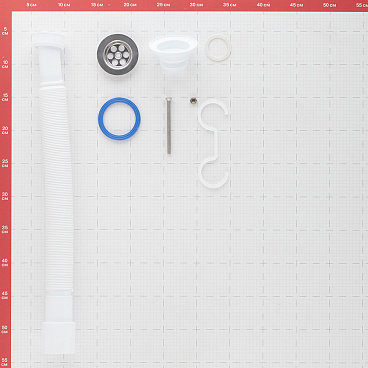 Сифон для раковины Wirquin Virplast 1 1/4х40 мм с выпуском d63 мм (30986362)