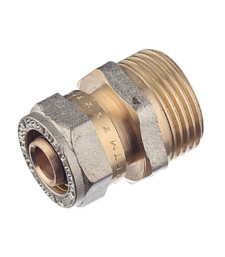 Соединитель прямой 16 обж(ц) х 3/4 НР(ш)