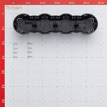 Коробка установочная Greenel для бетона четырехместная d70х45 мм IP30 (GE40012)