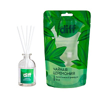 Аромадиффузор с палочками Diff Чайная церемония 50 мл
