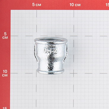 Муфта переходная Gebo Platinum (240-26V) 1 ВР(г) х 3/4 ВР(г) чугунная оцинкованная