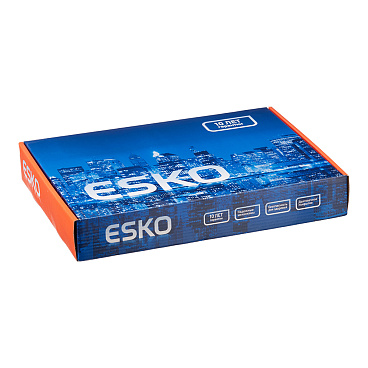 Смеситель для кухни Esko Kitchen сатин с высоким изливом однорычажный (K5)