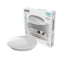 Светильник светодиодный накладной Gauss Basic Space 4000К 55 Вт 45 кв.м белый IP20 (995438260)