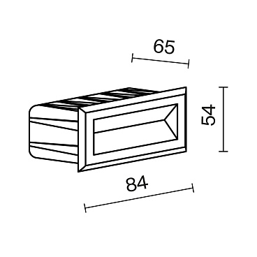 Подсветка для лестниц Outdoor O045SL-L3B3K