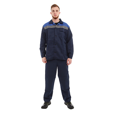 Костюм рабочий Спрут Стандарт 52-54 рост 170-176 см синий