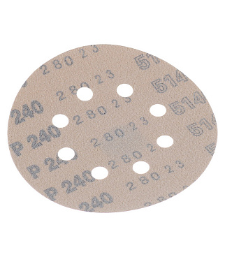 Диск шлифовальный Starcke d125 мм P240 на липучку перфорированный (5 шт.)