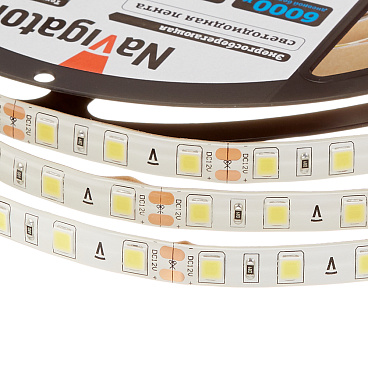 Лента светодиодная SMD 5050 Navigator (71769) 6000К 14,4 Вт 12 В IP65 5 м