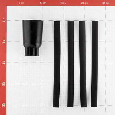 Муфта концевая КВТ 4ПКТп 2,5-10 кв. мм мини черная