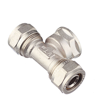 Тройник VALTEC (VTm.332.N.200520) 20 обж(ц) х 3/4 ВР(г) х 20 обж(ц)