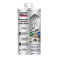 Герметик эпоксидный для швов Tytan Professional двухкомпонентный коричневый 400 мл