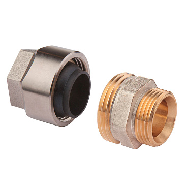 Адаптер трубный Simplex Plus 1/2 х G 3/4 ЕК для стальных труб (F13063)