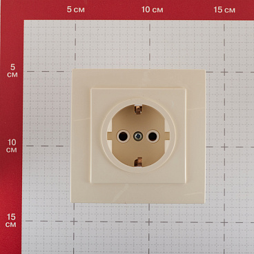 Розетка Svet встраиваемая бежевая (0216-00121)