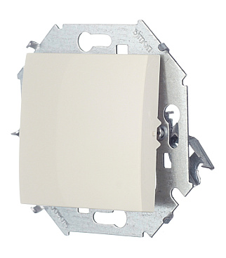 Переключатель Simon 15 одноклавишный встраиваемый слоновая кость (1591201-031)