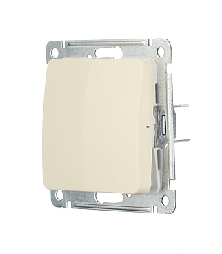 Выключатель Hegel Master одноклавишный встраиваемый слоновая кость (ВС10-411-01)