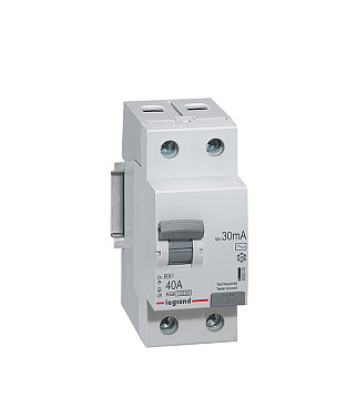 УЗО Legrand RX3 40А 1P+N тип AC 30 мА 10 кА (402025)