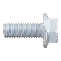 Болт оцинкованный M10x25 мм DIN 6921 10,9 с фланцем (6 шт.)