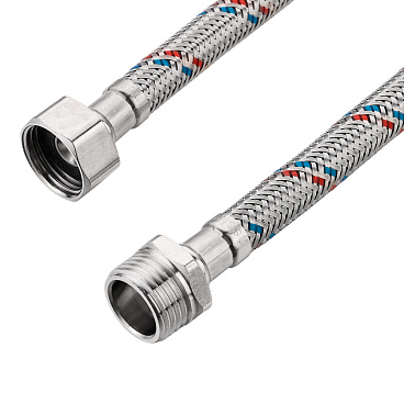 Подводка гибкая для воды Hesler 1/2 ВР(г) х 1/2 НР(ш) 120 см (HS.F15.М15.120)