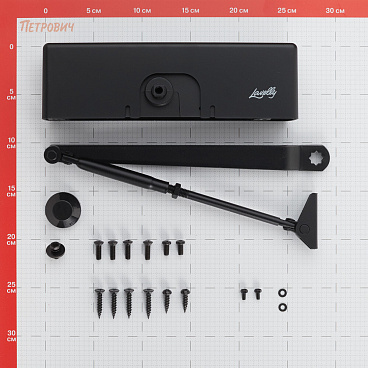 Доводчик дверной Lavelly (45-65 кг) черный