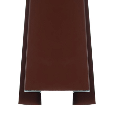 H-профиль металлический Grand Line коричневый RAL 8017 2 м