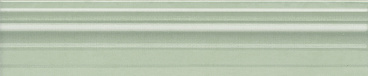 Левада Багет Бордюр зеленый зеленый светлый глянцевый BLE018 25х5,5