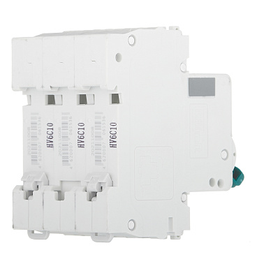 Автоматический выключатель модульный Dekraft BA-101 3P 10А тип C 4,5 кА 230/400 В (11077DEK)