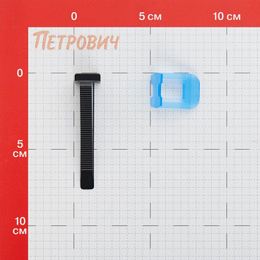 Система выравнивания плитки Plitonit Profi mini 2 мм комплект (зажим ворота, клин) (50+50 шт.)