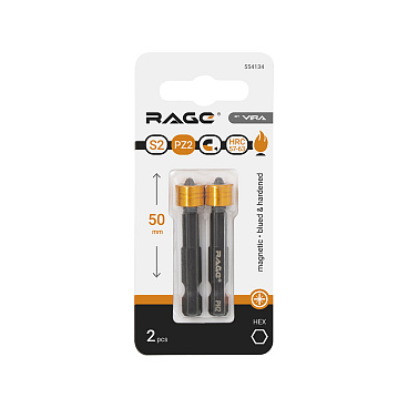 Бита Rage by Vira (554134) PZ2 магнитная 50 мм с ограничителем (2 шт.)