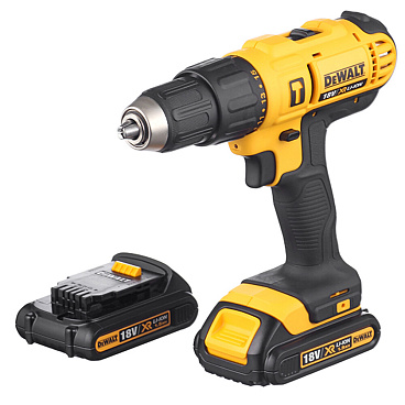 Дрель-шуруповерт ударная аккумуляторная 18В, DCD776S2, DeWalt