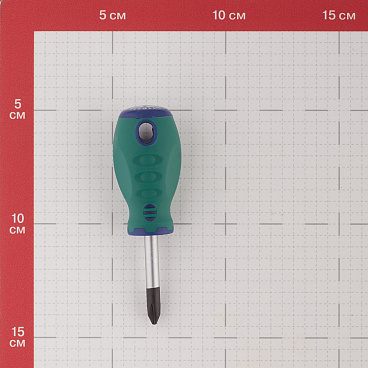 Отвертка крестовая PH2 38 мм Jonnesway Anti-slip grip (D71P238)
