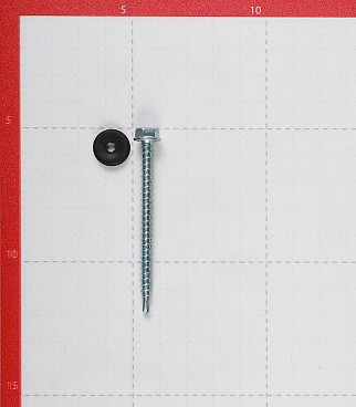 Саморезы кровельные с буром 65х4,8 мм металл-дерево оцинкованные (150 шт.)