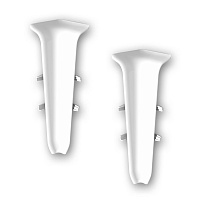 Угол внутренний Деконика 85 мм белый матовый Г-профиль (2 шт.)