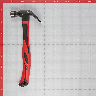 Молоток-гвоздодер Hesler 450 г фибергласовая ручка (CHF01-450 /141930)