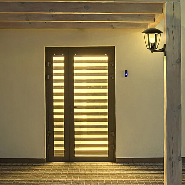 Светильник садово-парковый настенный Svet Сити Дели 1 черный E27 60 Вт IP44 (1202-01021/2841)