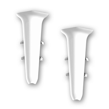 Угол внутренний Деконика 85 мм белый матовый Г-профиль (2 шт.)