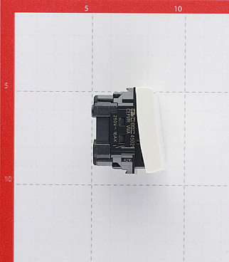 Выключатель для кабель-канала DKC Viva белый 2 модуля (45021DIY)