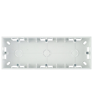 Коробка монтажная Simon 15 трехместная накладная белая (1590753-030)