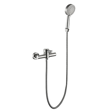 Смеситель без излива Corsa Deco AS нержавеющая сталь с лейкой однорычажный (FSHAS)