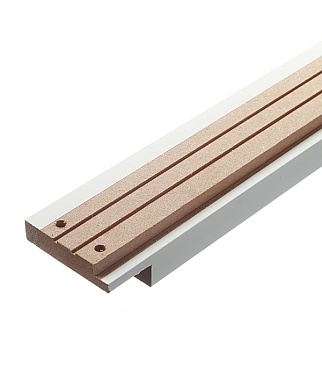 Коробка дверная 70х34х2070 мм (820 мм) финишпленка белая с петлями (2,5 шт.)