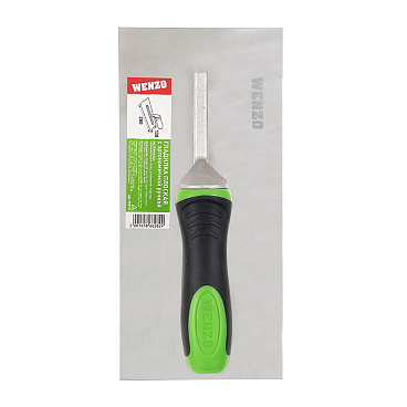 Гладилка плоская Wenzo 280х130 мм для клея и штукатурки с эргономичной ручкой