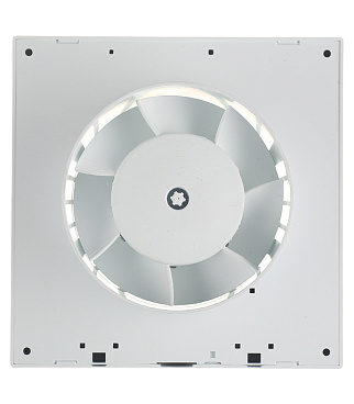 Вентилятор осевой Auramax Optima 150х150 мм d100 мм белый