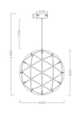 Подвесной светильник Freya FR5099PL-L45CH
