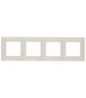 Рамка Legrand Etika четырехместная слоновая кость (672514)