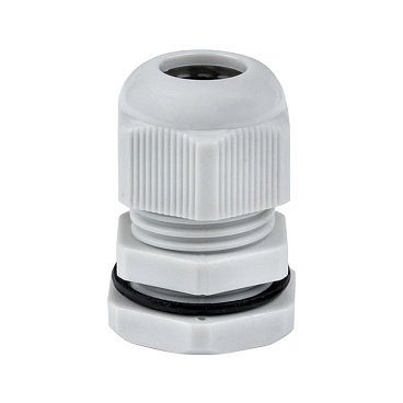 Сальник EKF PROxima PG 11 для кабеля диаметром 5-10 мм IP54 пластиковый серый (20 шт.) (plc-pg-11-r)