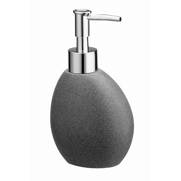 Дозатор для мыла Zenfort Черный камень настольный полирезин графит (106162)