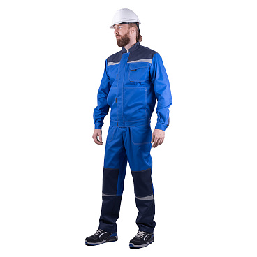 Костюм мужской защитный ГК Спецобъединение КМ-10 48-50 рост 182-188 см синий