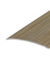 Порог алюминиевый одноуровневый стык 60х1800 мм дуб