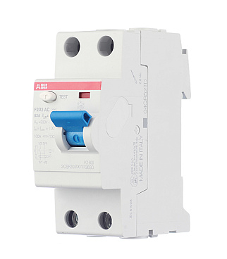 УЗО ABB S F202 63А 1P+N тип AC 300 мА 10 кА (2CSF202001R3630)