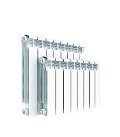Радиатор алюминиевый Rifar Alum 500 мм 10 секций 1" боковое подключение белый