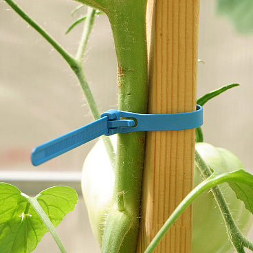 Стяжка кабельная Европартнер 300х7,5 мм многоразовая нейлоновая черная (12 шт.)